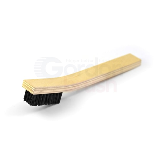 4 x 9 Row 0.018 Nylon Bristle and Plywood Handle Large Scratch Brush, PK12